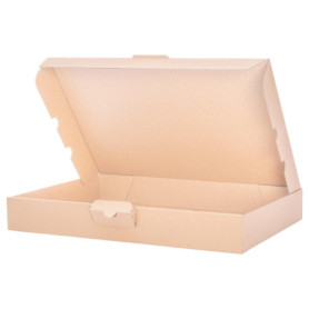 OfficeKing 25 Carton d'expédition pliable 35 x 25 x 5 cm, Marron, MB-5 cartons d'expédition extra-plats DIN A4 /B4 (34 x 24,5 x 