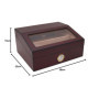 GERMANUS Humidor Cave à Cigares Heinrich avec hygromètre et Humidifier et Manuel GERMANUS Brune, 237