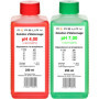 Measury Solution d'étalonnage pH 4.00 et 7.00 – Fabriqué en Allemagne, solution tampon pH 250 ml chacune, solution d'étalonnage 