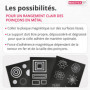 Jeu de 4 aimants pour cartes postales MAGSTICK® I mag_064