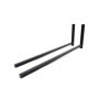 QLS Coffre de toit BOX80 - Support mural - Pour planche de surf, ski, outils de jardin - Support de matériel de sport - 82,5 x 2