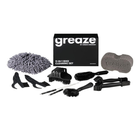 greaze kit de nettoyage pour vélo — kit d'entretien pour vélo — brosse pour chaîne + nettoyeur chaine velo - brosse Claw pour pi