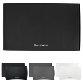 Tapis de Bol KaraLuna en Silicone 60x40cm (Noir, rectangulaire) Tapis gamelle Chien Tapis gamelle Chat Tapis Silicone Animaux Ta