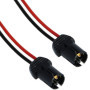 L & P Car Design Lot de 2 W5W T10 194 W3W Support de Douille Ampoule caoutchouc Connecteur T10 W5W WY5W Adaptateur Lampe feux cl