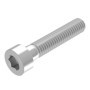 SECCARO Vis cylindriques M8 x 40 mm inox V2A VA A2, DIN 912 / ISO 4762, six pans creux, filetage partiel, 20 pièces