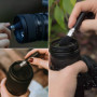 Lens-Aid Pinceau de Nettoyage pour Objectif et Appareil Photo : Pinceau avec Couvercle et Poils Souples pour Nettoyer Objectif, 