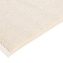 herzbach home Lot de 2 tapis de bain de qualité supérieure PURA - 50 x 70 cm - 100 % coton - Couleur : beige
