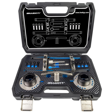 HASKYY Jeu de 16 Outils de réglage Moteur Courroie de Distribution Compatible avec 1.0 EcoBoost SCTi Focus Fiesta B C Max