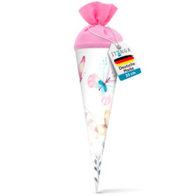 itenga Pochette surprise pour frères et sœurs - 35 cm - Papillon - Avec fermeture en feutre - Comme petit sac cadeau ou pour la 