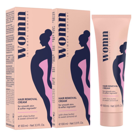 womn 2 x Intimate Comfort CRÈME DÉPILATOIRE pour le maillot et les aisselles, 100ml