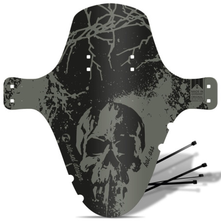 Riesel Design® 1 Garde-Boue Mudguard - KOL:OSS - XL MTB avec Serre-câbles - Garde-Boue élégant pour VTT - Protection Anti-éclabo