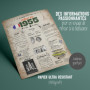 Retour en 1955 Affiche d'anniversaire | Cadeau 70e anniversaire | Idée cadeau anniversaire | | Décoration 70e anniversaire | 70e