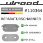 ULROAD Lot de 2 supports de charnières de rechange pour meuble à chaussures IKEA HEMNES GREVBAECK - Accessoires de rechange 1103
