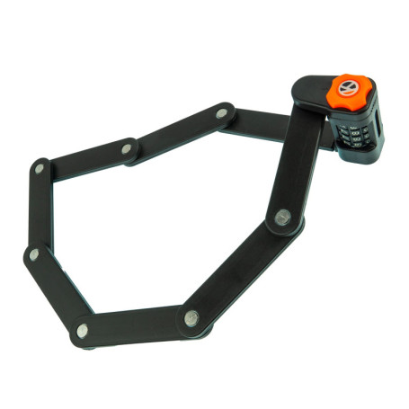 Highphoria Antivol pliable pour vélo avec support - Antivol pour vélo avec code numérique - Antivol de sécurité comme protection