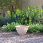 Palatina Werkstatt Pot de fleurs Veronica en terre cuite - 40 cm - 100 % terre cuite fabriquée à la main - Pour le jardin et l'i