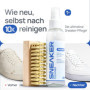 PRAXS® Kit de nettoyage pour baskets - Nettoyant pour chaussures et baskets pour daim, nubuck, daim et tissu - Cirage avec bross