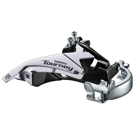 SHIMANO Dérailleur Avant Tourney FD-TY500 6/7 Vitesses Top Swing 34,9 M. M&S Adapt T-SW, Dual-P. CS 63-66, 42 Z. Référence de l'