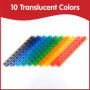 edxeducation Lot de 100 Cubes de Connexion Transparents - Jouets de Construction pour mathématiques précoces - Lot de 100 Cubes 
