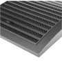 H&C VENT Grille Aeration 150x150mm Ø 100mm Noir avec Curseur Moustiquaire │ Evacuation Caches Tuyau Ventilateur │ d'Extraction V