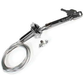 ALIRANTA Déverrouillage d'urgence de garage avec 2 clés - Serrure de déverrouillage d'urgence universelle - Alliage de zinc dura