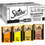 Sheba Select Slices Sachet de Nourriture pour Chat Adulte avec Canard, Dinde, Poulet et volaille en Sauce 120 x 85 g