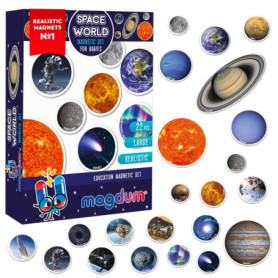 magdum 22 PCS Espace Aimant Enfant - Magnet Enfant - Animaux Magnetique - Jeux Aimanté Enfant - Magnet Frigo Enfant - Jeu Magnet