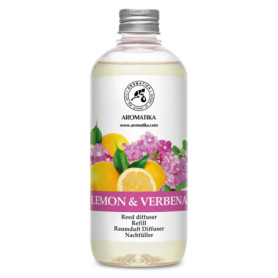 Recharge Diffuseur de Citron & Verveine 500 ML - Parfum de Ambiance - Parfum Frais et de Longue Durée - Parfum d'agrumes - Assai