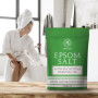 Sel de Bain Epsom Set 3х1000 g - Sel de Bain Epsom - Sel Epsom avec Huile Essentielle de Eucalyptus & de Lavande - Sels d'Epsom 