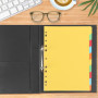 Eagle Lot de 10 intercalaires en papier durable 5 couleurs A4