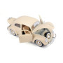 Bburago - 2043141 - Véhicule Miniature - Modèle À L'échelle - Volkswagen Käfer 1955 - Beige - Echelle 1/18
