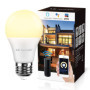 Lepro Ampoule LED E27 Connectee 9W (Equivalent de 60W), E27 LED WiFi Intelligente Blanc Chaud 2700K Dimmable 806LM Compatible av