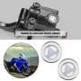 2 Ensembles 18mm Joint de Verre de Vue Remplacement pour Moto Frein Avant Arrière Embrayage Maître-Cylindre Réservoir Miroir de 