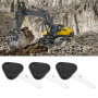 10pcs Clés de contacteur d'allumage 777 Remplacement Compatible avec Volvo Compatible avec Samsung Construction Machines Clés 7x