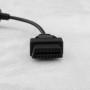 Connecteur de Diagnostic 38 Broches Mâle OBD1 à 16 Broches Femelle OBD2 Câble Scanner Adaptateur 30cm OBD-II Moteur Système Outi