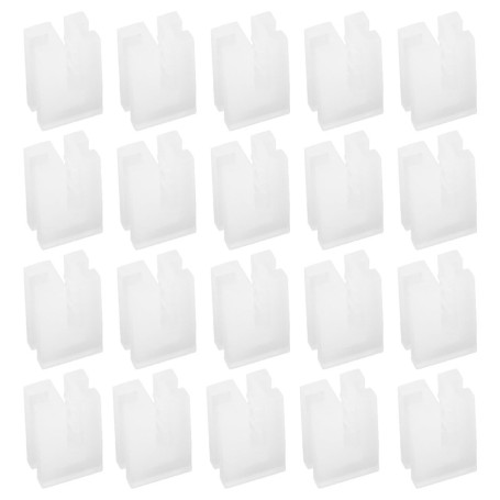 OTOTEC Lot de 20 inserts anti-vibrations pour radiateur, 10 x 14 mm, supports de radiateur pour plaque de radiateur, crochets de