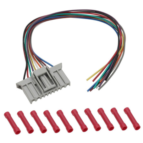 OTOTEC 1 kit de réparation 71745167 de faisceau de câblage de lumière de voiture 10 broches compatible avec Fiat Panda 169 et Pa