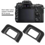 OTOTEC 4 Lot œilletons D'appareil Photo en Caoutchouc DK-25 Compatible avec Nikon D5500 D5300 D5100 D3500 D3400 D3000 Noir