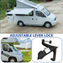 OTOTEC Lot de 2 Verrous à Levier Réglables pour Remorque Camping-Car Meubles Loquet de Compression Déclencheur Surélevé Remplace