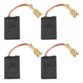 OTOTEC Lot de 4 balais de charbon pour meuleuse d'angle 402874-07 Compatible avec Dewalt DW630 DW840 Compatible avec Black and D