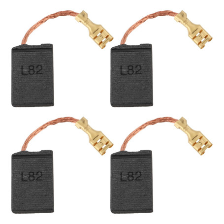OTOTEC Lot de 4 balais de charbon pour meuleuse d'angle 402874-07 Compatible avec Dewalt DW630 DW840 Compatible avec Black and D