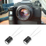 OTOTEC Lot de 5 condensateurs de déclencheur d'appareil photo 10 V 220 uF 6 x 7 mm Compatible avec Minolta X-700 X-300