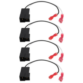 OTOTEC Lot de 4 Connecteurs de Haut-parleurs de Voiture Compatible avec Mini One Cooper R50 R52 R53