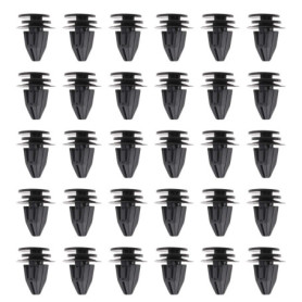 30x Clip de Garniture Seuil Jupe Latérale Extérieure Voiture Attaches de Fixation en Plastique Compatibles avec Mini R50 R53 R56