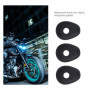 Lot de 2 Plaques d'adaptation pour Clignotants de Moto Compatible avec Yamaha MT07 MT09 Plaques d'indicateur Avant Arrière Clign