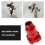 EMSea 2 Pièces M16x1,5 mm Filetage Externe PPS Connecteur de Pistolet de Pulvérisation en Alliage D'aluminium Rouge Compatible a