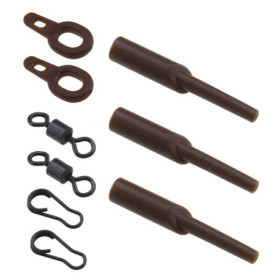 YINETTECH 80pcs Articles de Pêche à la Carpe Manchons Anti-emmêlement Remplacement Matériel de Pêche à la Carpe Accessoires de P