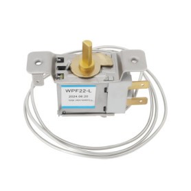 YINETTECH 1x Thermostat de Réfrigérateur Congélateur Contrôleur de Température Froide 220V-250V Bornes à 2 Broches Thermostat de