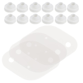 VGOL Lot de 20 granulés isolants thermiques pour rondelle de mica 44,5 x 31,5 mm pour transistors/régulateurs de tension de styl