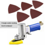VGOL 50 Accessoires Lot de pour Outils Multifonctions Papier de Verre Triangulaire 80 × 80 Mm Gravier 40/80/120/240 Papier de Ve