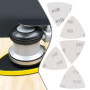 VGOL 50 Accessoires Lot de pour Outils Multifonctions Papier de Verre Triangulaire 80 × 80 Mm Gravier 40/80/120/240 Papier de Ve